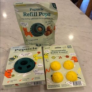 Woof Pet Pupsicle Refill Pops Dog Toy Set - Size S